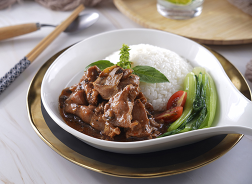 黑胡椒蒜香嫩雞