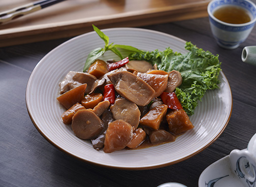 三杯杏鮑菇(素)