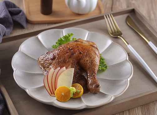 蜜汁烤大雞腿排
